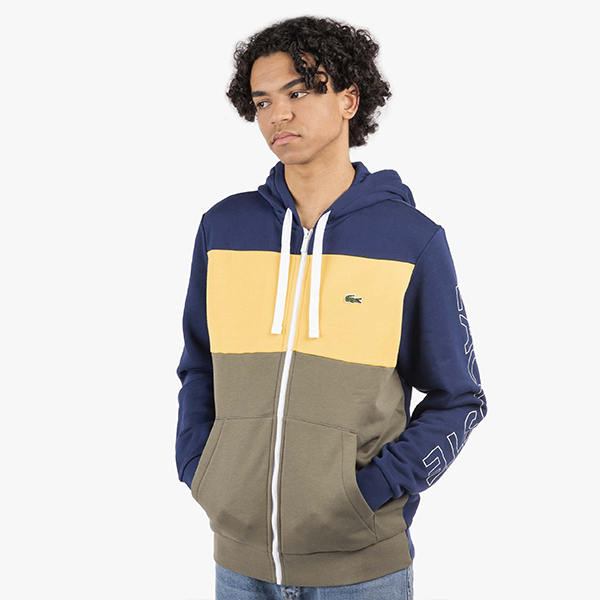 Casaco Lacoste Colourblock Fleece Zip (SH0177 USM)