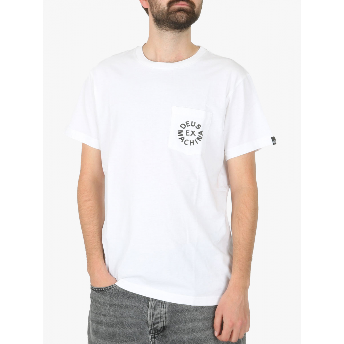 Deus Ex Machina Deus Logo - DMA51995 WHT | Fuxia
