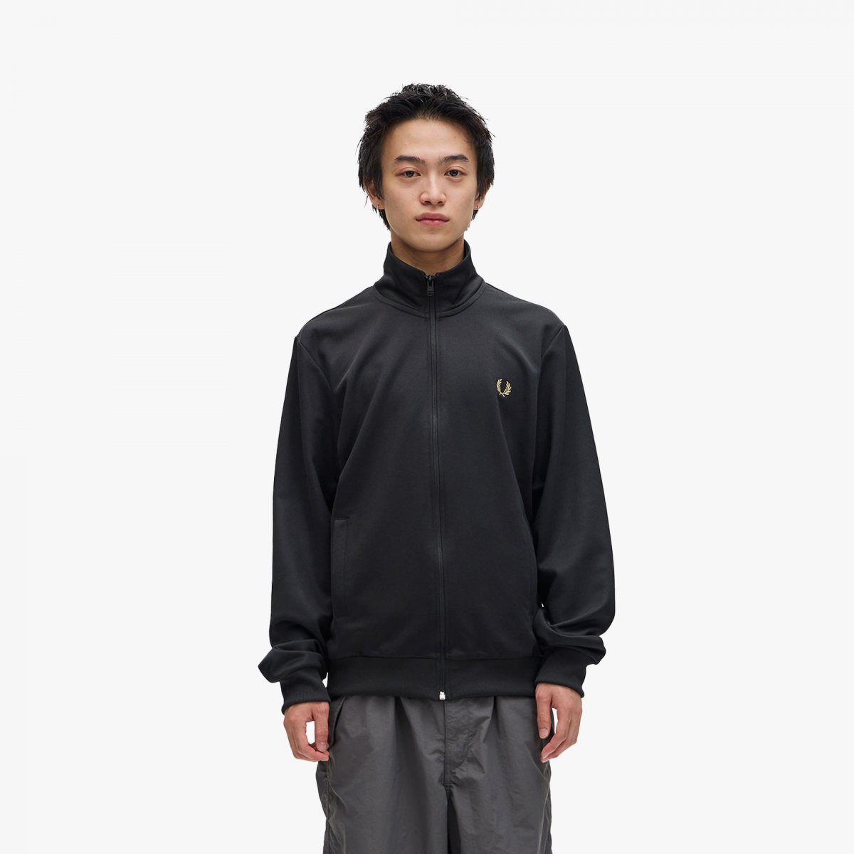 ウォーキング・ランニングウェア Portugal FRED PERRY track top beige S Fred Perry Sport | Men's Sports Collection | Fred Perry US