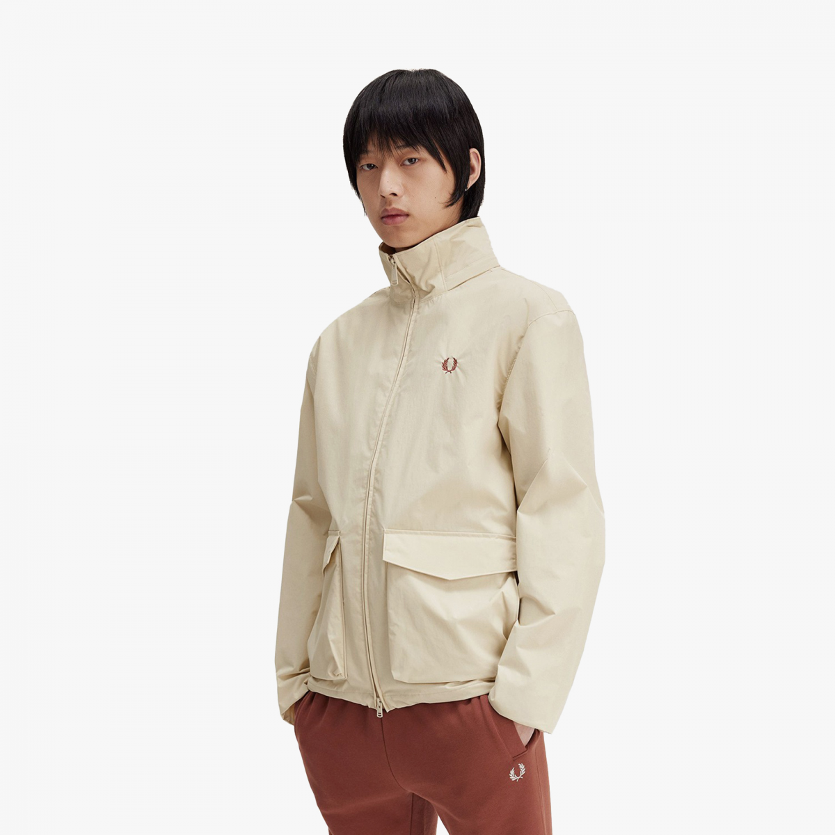 ジャケット・アウター FRED PERRY / Patch Pocket Sports Jacket Fred Perry patch pocket sports jacket in light beige | ASOS
