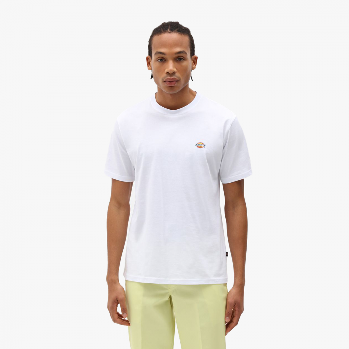 Tシャツ・カットソー DICKIES Men T-shirt White DK0A4XDB WHX1 Dickies Men's Cotton T-Shirt with Logo - DICKIES